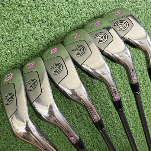 Cleveland Hibore Hybrid Iron Set 5-PW W Womens Series Ladies Flex NEED GRIPS