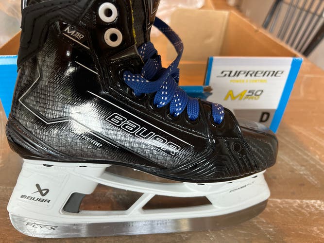 2025 Bauer Supreme M50 Pro Hockey Skates Regular Width Size 2 (Used)