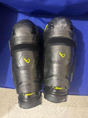 Senior Bauer Supreme Mach 13" Shin Pads (Used)