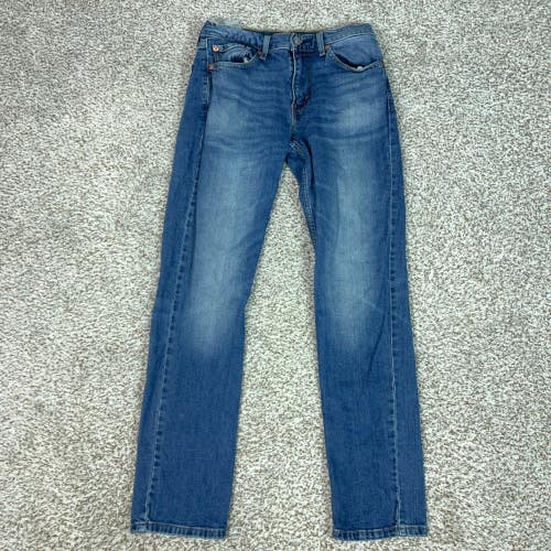 Levis 511 Jeans Mens 31x32 Blue Slim Fit Casual Denim Stretch Pants Basic Pant