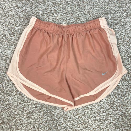 Nike Shorts Womens Small Pink Running Dri FIT Athletic Lined Activewear Tempo