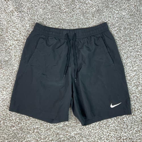 Nike Shorts Mens Small Black Gym Dri FIT Athletic Pockets Drawstring Workout
