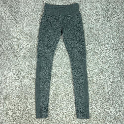 Athleta Leggings Womens Medium Gray Exhale Heel Tight Pants Yoga Gym Workout
