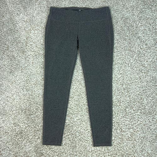 Athleta Leggings Womens XL Gray Herringbone Chaturanga High Rise Yoga Gym Pants