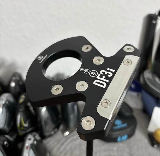 Men's 2025 L.A.B. Golf L.A.B. Golf DF3i Counterbalanced Putter Mallet Right Handed Putter Steel 35"