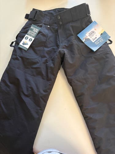 Black Unisex Youth Small Ski Pants (New)