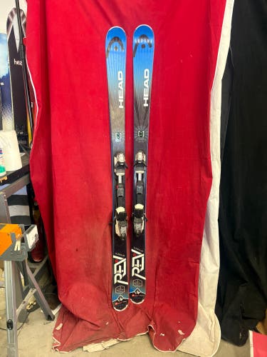 Skis: HEAD 177 cm All Mountain Skis With Bindings (Used)