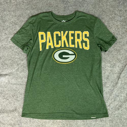 Green Bay Packers Shirt Mens Medium Green NFL Football Team Apparel Cotton Tee