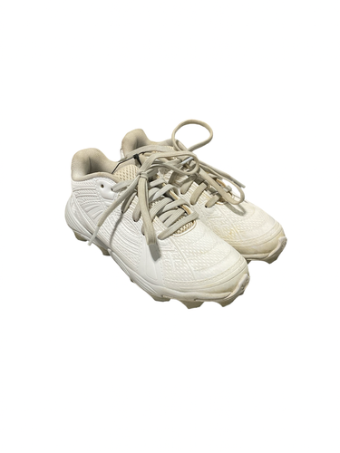 Used Under Armour BASEBALL CLEAT BB/SB Cleats White Junior 02 11834-S000056616