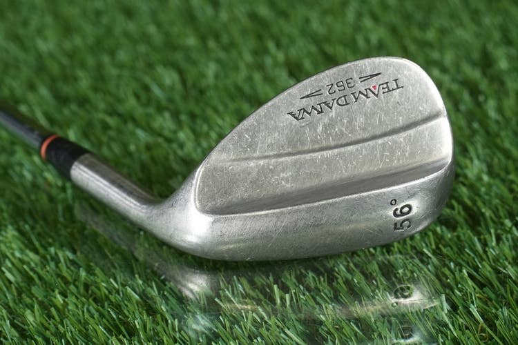 Team Daiwa 362 56 Sand Wedge Demo Stiff Flex + Winn Less Taper Standard Grip RH