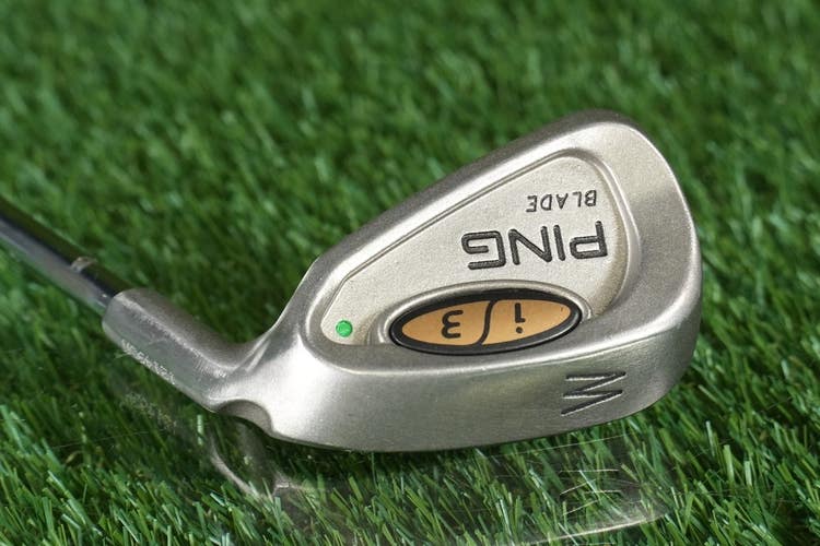 Ping Blade i3 Pitching Wedge "W" Cushin JZ Stiff Green Dot + Lamkin RH ~ NICE!!