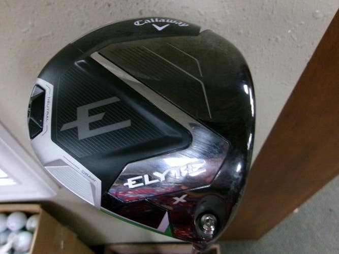 CALLAWAY ELYTE X DRIVER 10.5* W/PROJECT X DENALI WHITE 50g S FLEX GRAPHITE RH