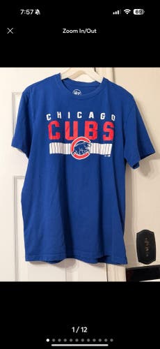 47’ Brand MLB Baseball Chicago Cubs Graphic T Shirt Men’s Size Medium Used