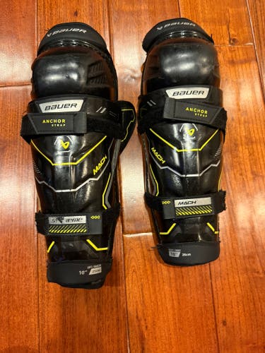 Junior Bauer Supreme Mach 10" Shin Pads (Used)