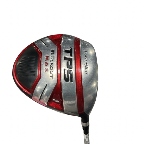 Used Powerbilt TPS BLACKOUT MAX DRIVER Mens Driver RH 10.5 Degree 11834-S000056360
