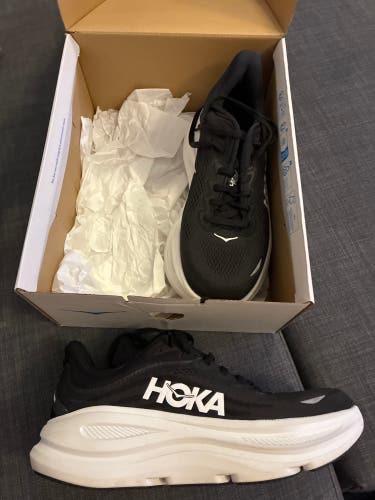 Black Women's Adult Size M 8.0 (W 9.0) Hoka (New)