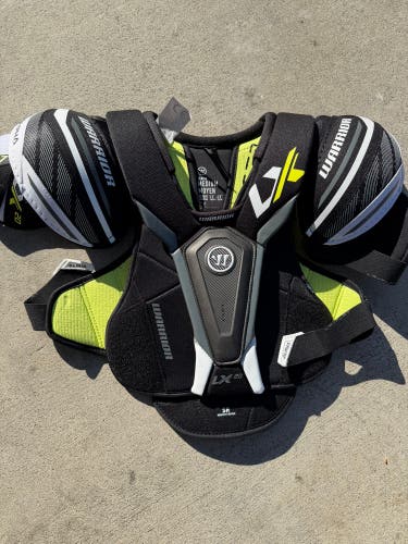 Medium Senior Warrior ALPHA LX 20 Shoulder Pads Pro Stock (Used)
