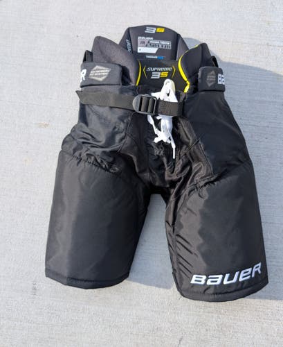 New Bauer Supreme 3S Hockey Pants Jr Medium Black (Like New)