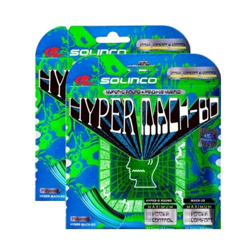 Solinco Hyper-Mach Brain Dead Tennis String, 2 Pack