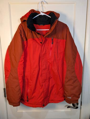 L.L.Bean Rugged Ridge Parka Mens Size: M Tek Waterproof Primaloft Orange