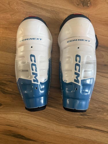 Youth CCM Next 9" Hockey Shin Pads (Used)