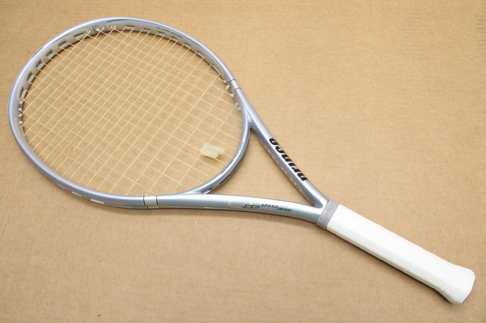 ✨美品✨Prince O3 SPEED PORT HYBRID SILVER PRINCE O3 SPEEDPORT SILVER XF TENNIS RACQUET (4 1/4) JAPAN DEMO