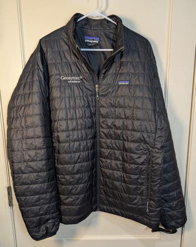 Patagonia Nano Puff Insulated Jacket Mens Size XXL Black Puffer LOGO