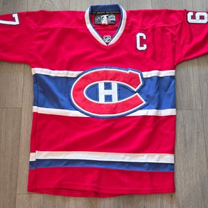 Montréal Canadiens Authentic Reebok Jersey w/fight strap