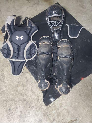 Black Under Armour Pro series Catcher's Set (Used)