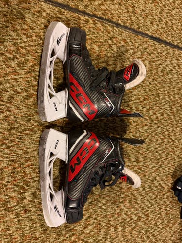 Red CCM JetSpeed FT6 Pro Hockey Skates Regular Width 13 (Used)