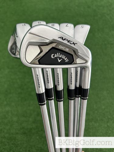 Callaway Apex 21 DCB Forged Iron Set 5-P / NS Pro Zelos 70 Stiff