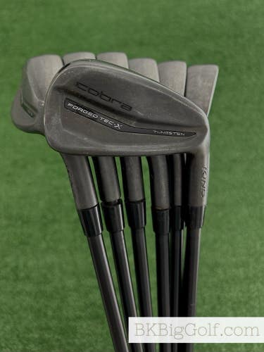 Cobra King Forged Tec X 23 Black Iron Set 5-G / KBS PGI 75 Regular Graphite