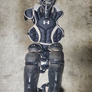 Black Under Armour Pro series Catcher's Set (Used)