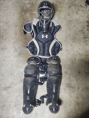 Black Under Armour Pro series Catcher's Set (Used)