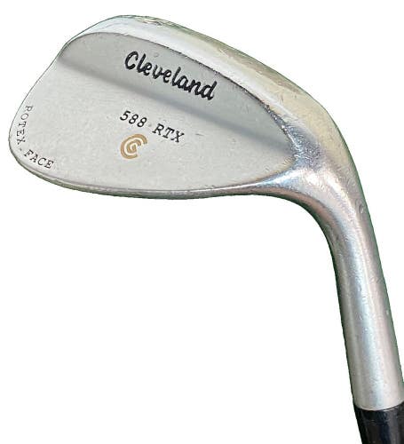 Cleveland 588 RTX Rotex Face Sand Wedge 56*14 RH Stiff Steel 35" Nice Stock Grip