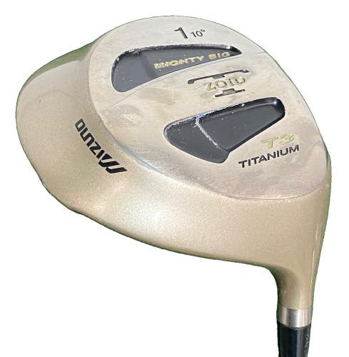 Mizuno Mighty Big T-Zoid T3 Ti Driver 10 RH AccelArc Stiff-Regular Graphite 45.5