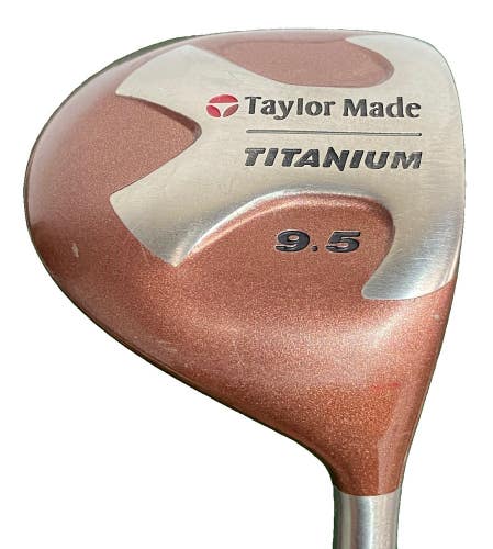 TaylorMade Burner Ti Driver 9.5* RH S-90 Bubble Stiff Graphite 45" Factory Grip