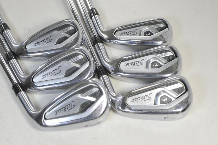 Titleist T300 2021 5-PW Iron Set Stiff Flex Project X LZ 6.0 120g Steel #218725