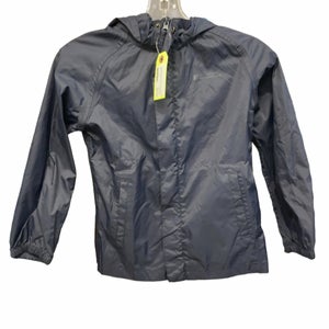Mountain Warehouse Junior Rain Jacket - Navy - Size 7/8