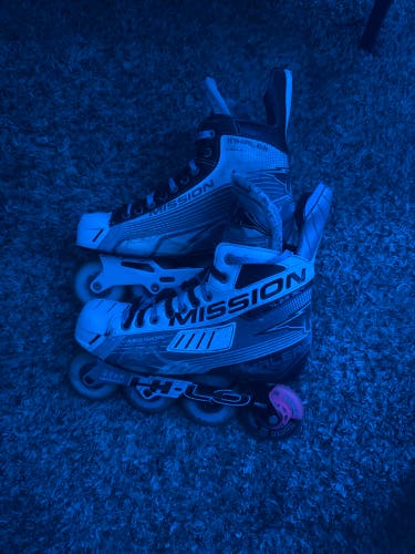 Mission Inhaler AC4 Inline Roller Hockey Skates Size 9D