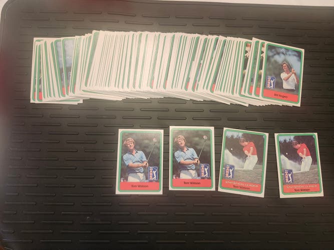 Large lot of Donruss 1981 and 1982 Golf Cards