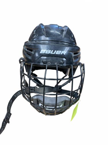 Bauer IMS 9.0 S Hockey Helmet with Cage - Black (52-57 cm)