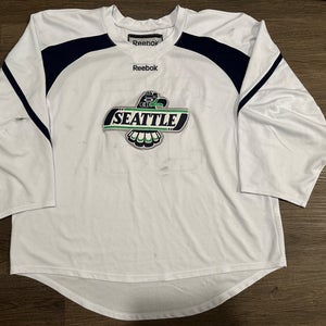 Seattle Thunderbirds Reebok Pro Stock Goalie Cut Hockey Jersey, #35