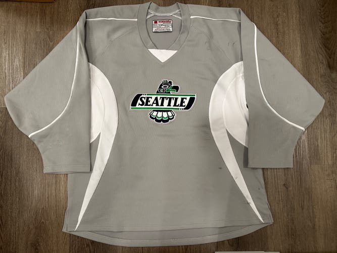 Seattle Thunderbirds Kamazu Pro Stock Practice Used Worn Hockey Jersey, Size XXL