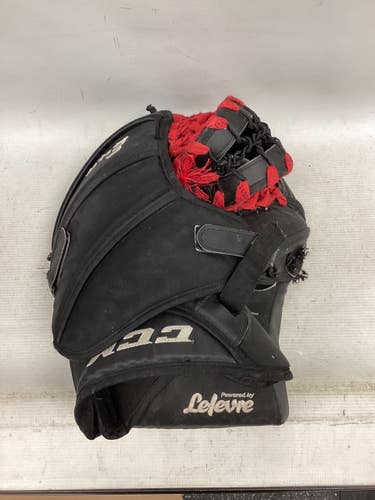 Used CCM E 4.9 GLOVE Senior Goalie Catcher Black 11851-S000051401