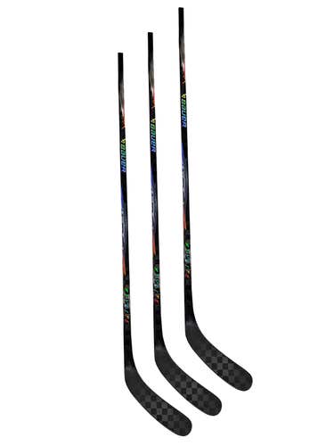 (3-pack) New Senior Chrome LH Bauer Pulse wrapped as a Flylite, 87 Flex, P46 Curve