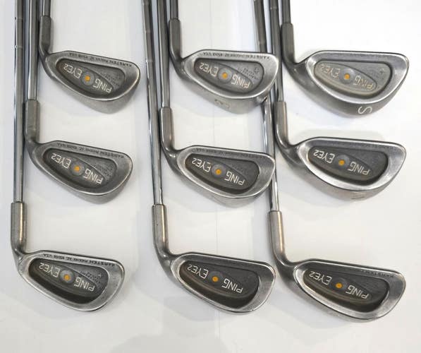 Ping Eye 2 Yellow Dot Iron Set 3-W,S / 1" Longer / Stiff / Upgraded Grips!!!