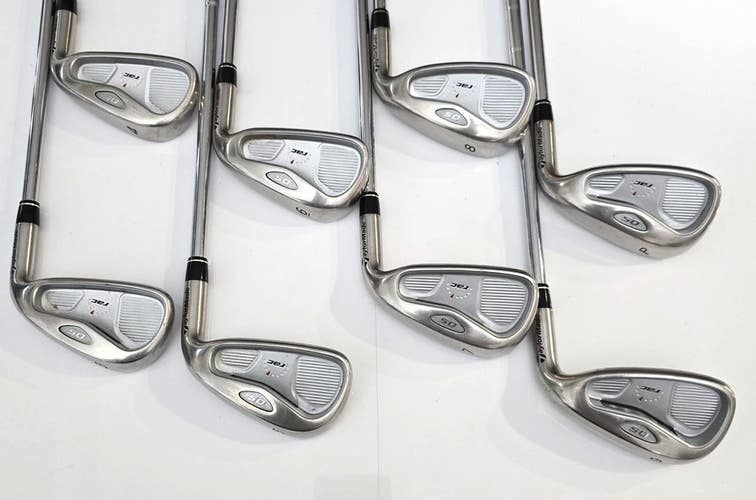 Taylormade RAC OS Iron Set 3-P / Stiff Steel Shafts / Black Widow Grips