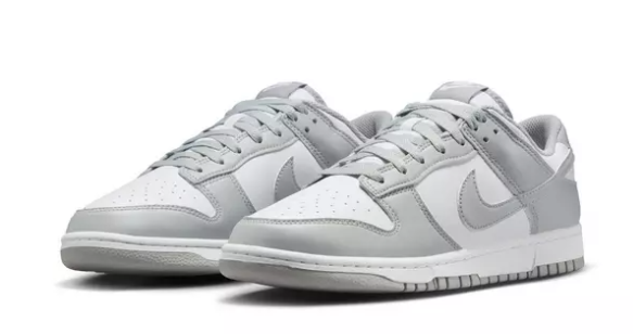 Size 8.5M/10W - Nike Dunk Low White Smoke Grey (NO BOX) mens HF5441-105