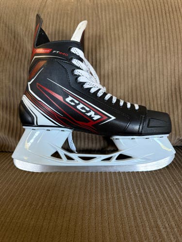 Black CCM JetSpeed FT440 Hockey Skates Regular Width 12 (Used)